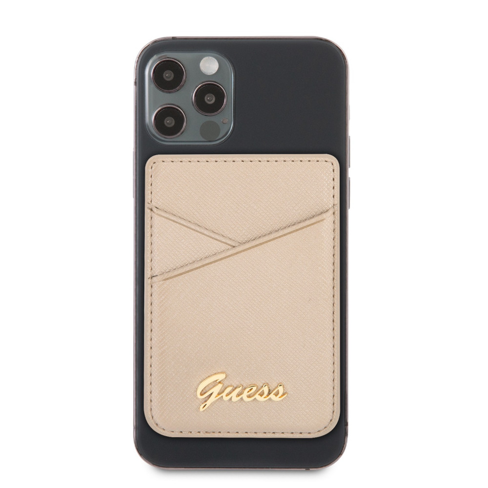 محفظة جيس مغناطيسيه للآيفون مع ماج سيف - ذهبي